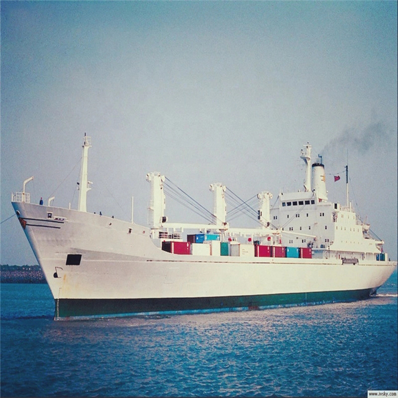 Navire porte-conteneurs à déchargement automatique de 5 000 tonnes