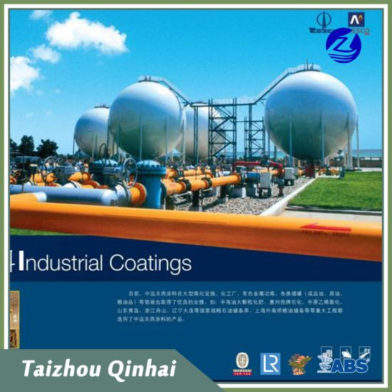 Revêtement marin et offshore ;une peinture résistante à la chaleur à base de résine de silicone modifiée et de poudre d'aluminium pour la structure en acier dans les zones sans immersion